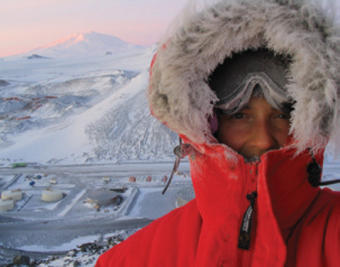 Mount Erebus, the world’s southernmost volcano, is not far from McMurdo Station.